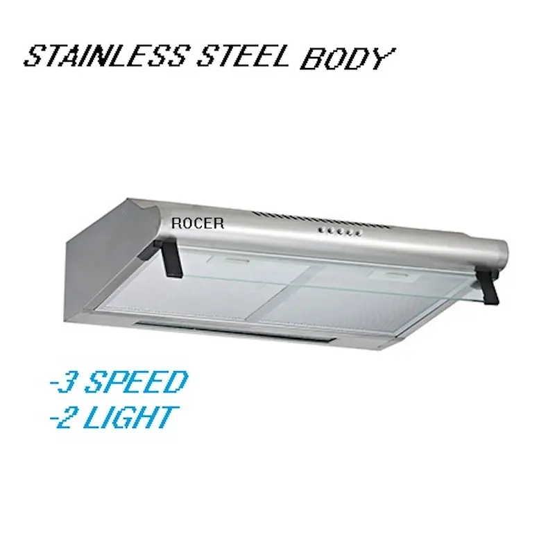 Picture of কার্বন ফিল্টার রান্নাঘরের হুড সহ রসার ডাবল মোটর, 30 \"। (রুপালি)