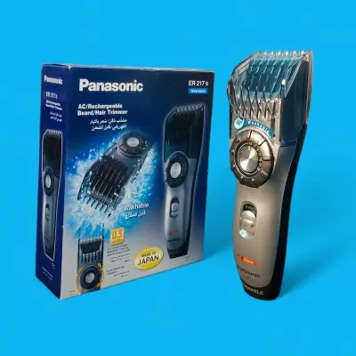 Picture of Panasonic ER-217S Washable Cord Cordless Rechargeable Hair Beard Trimmer Clipper for Men