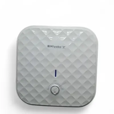 Picture of Miyako 20-Liter Storage Water Heater-MGY-HT-20 Outer Temperature Control Knob Integrated Puf Insulation Over Temperature Protection Device Glasslined Heating Element-2500Watt, White