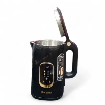 Picture of Miyako MJK-BST 20 Electric Kettle – 2L, 2000W cordless design with digital touch, auto shut-off, cool-touch body, BPA-free build & fast boiling. Best price in BD, Black