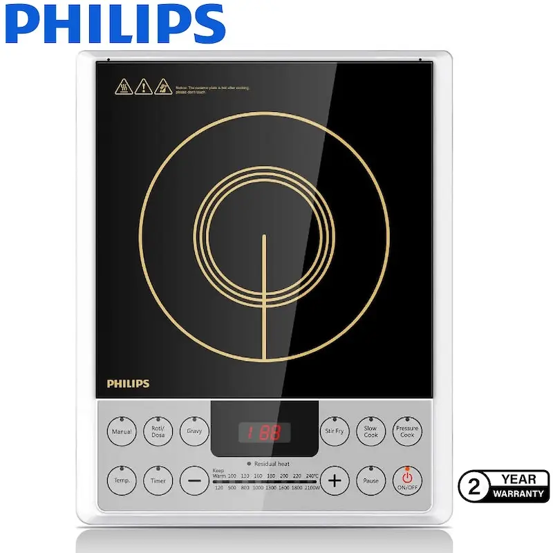 Picture of Philips Induction Cooker, HD4929 (2100 Watts)., Silver