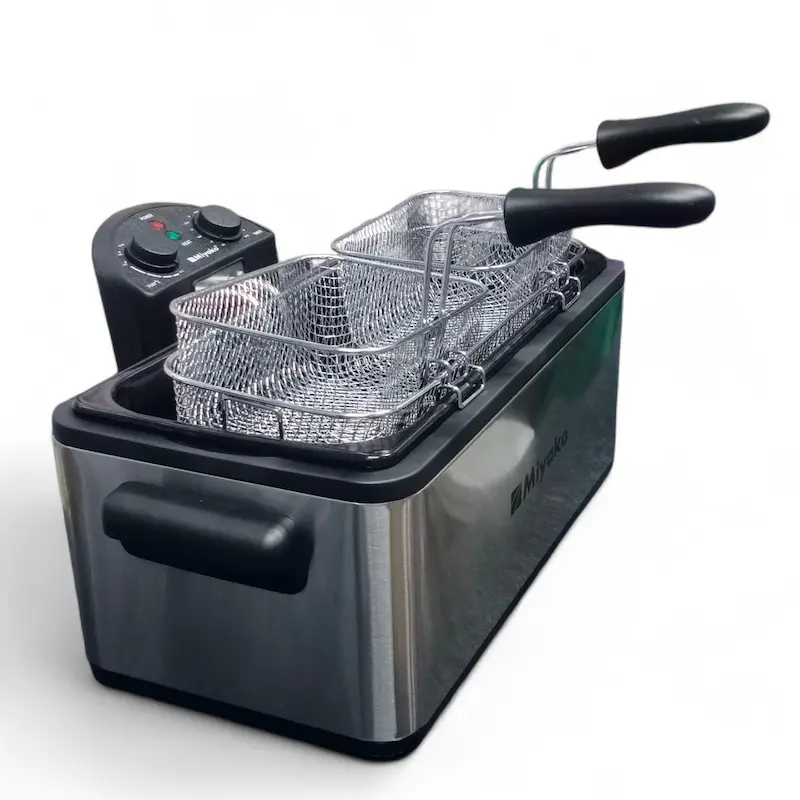 Picture of Miyako MDF-601C-75L 7.5L Big Size Deep Fryer 2000W | Stainless Steel Body, ss