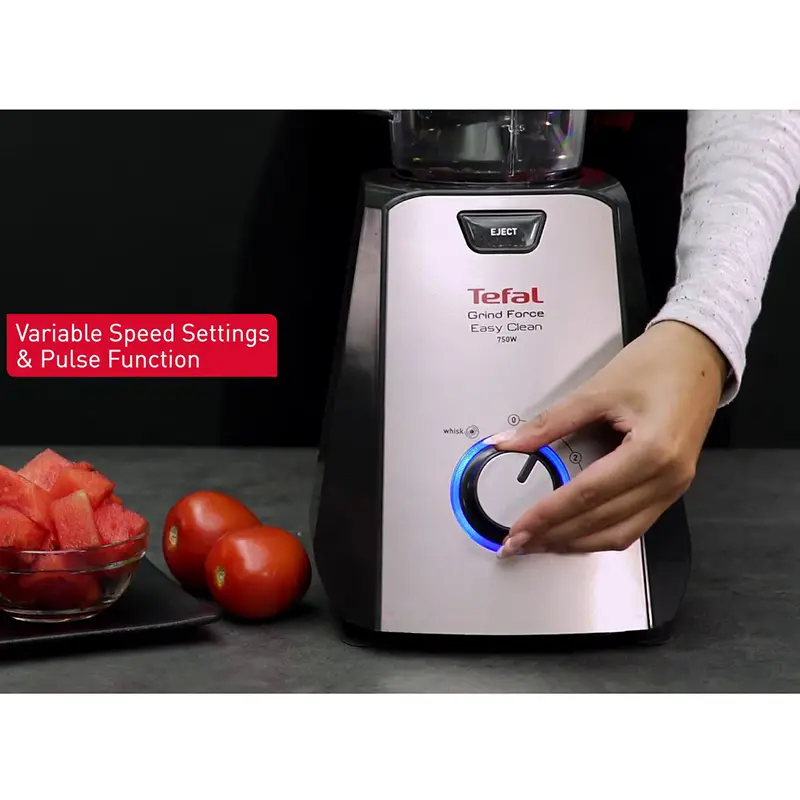 Picture of Tefal Mixer Grinder with Blender (4-Jars), MG-106T, Black&Silver