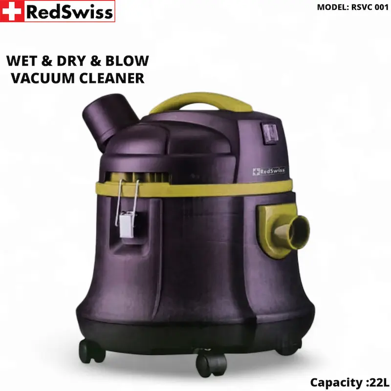 Picture of Redswiss RSVC-001 Vaccume Cleaner With Wet & Dry & Blower Function -1600 Watts & 22 Liters, Black