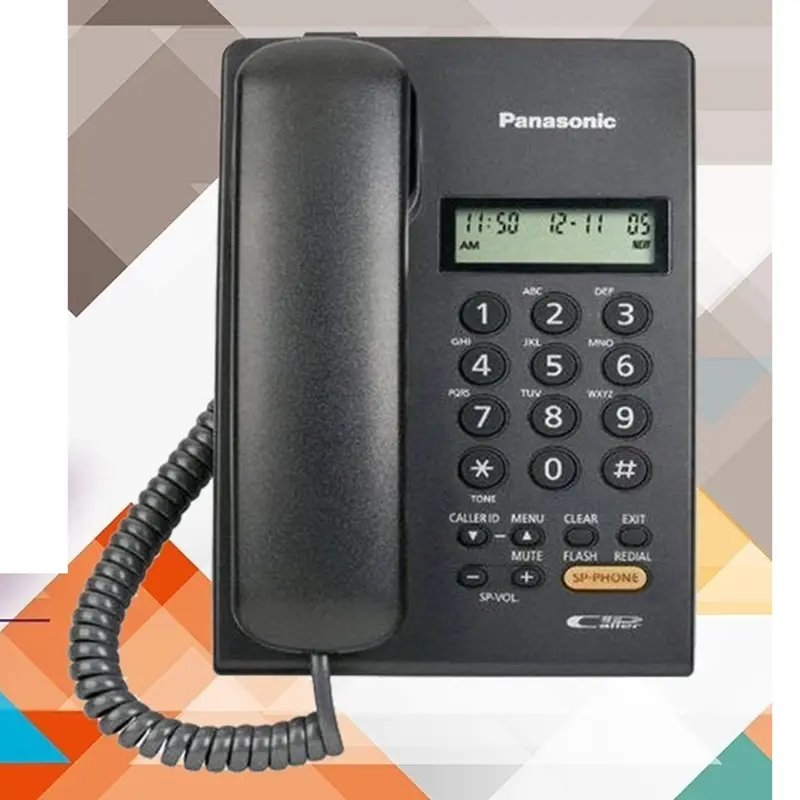 Picture of Panasonic Caller ID Land Line / Intercom Set,KX-TSC62SX. (Black)., Black