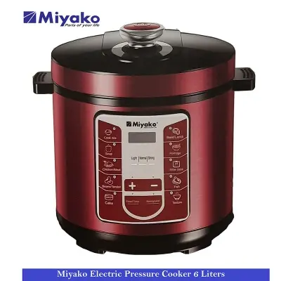 Picture of Miyako EPC-A612 Electric Pressure Cooker- 6Liters, Maroon