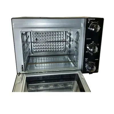 Picture of Miyako MT-25DBL Double Glass Multifunction Electric Oven, 25Liters., Black