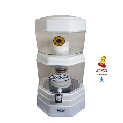Picture of Eva Pure (Malaysia) 8-Steps Water Purification Filter, 30 Liters., White