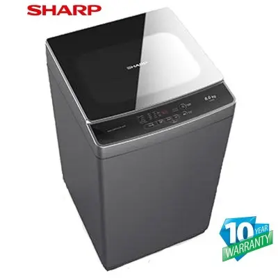 Picture of SHARP ES-X858, FULL AUTO WASHING MACHINE, 8kg., Dark Grey