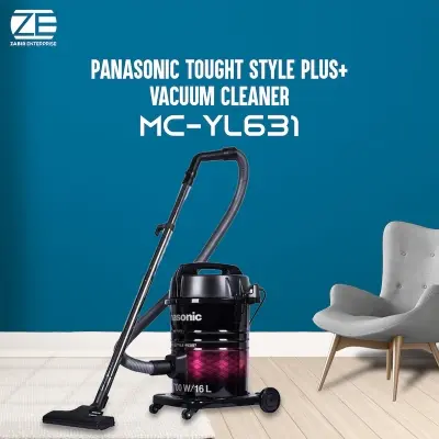 Picture of Panasonic Tought Style Plus+ Vacuum Cleaner, MC-YL631, (1700w/16l), Black-Red