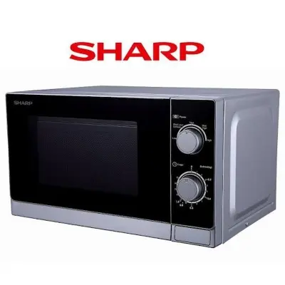 Picture of SHARP, R-20AO(S)V, MICROWAVE OVEN, 20L., Black-Silver.