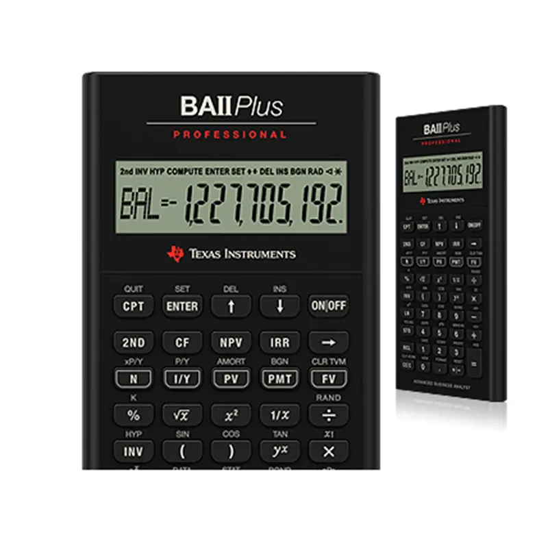 Picture of BA II Plus Professional Advanced Financial Calculator., Black