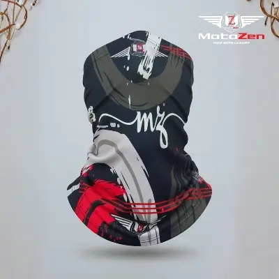 Picture of MotoZen Multi-Functional Neck Gaiter – (V2) premium riding face cover designed for bikers who demand comfort, protection, and attitude on every ride Multicolor
