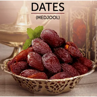 Picture of Premium Medjool Dates  | Extra Large, Soft & Juicy | Fresh, Sweet Whole Dates 500g