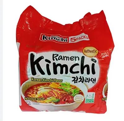 Picture of Samyang Hot Chicken Ramen Kimchi Noodles 5 Pack