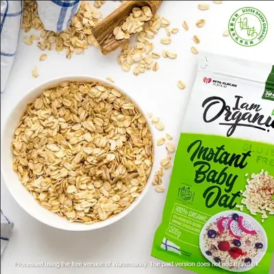 Picture of I Am Organic Instant Baby Oats 500g Gluten Free (Finland)