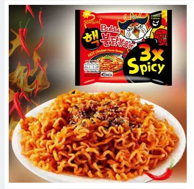 Picture of 3x_Spicy Hot Chicken Flavour Korean Noodle (140g) 1pcs