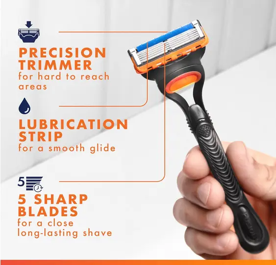 Picture of Gillette Fusion5 men's Razor Blade Refills, 8 Count