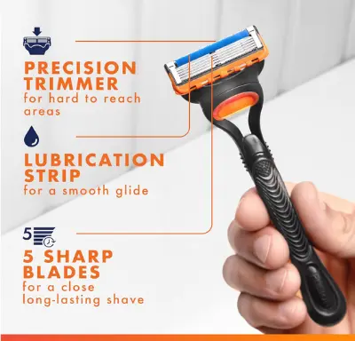 Picture of Gillette Fusion5 men's Razor Blade Refills, 8 Count