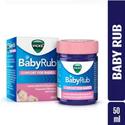 Picture of VICKS Baby Rub Comfort For 3 Months 50ml - White