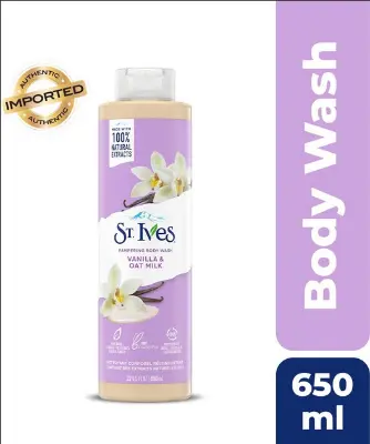 Picture of St. Ives Vanilla & Oat Milk Pampering Body Wash 650ml
