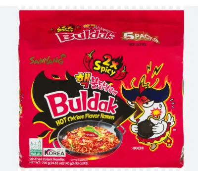 Picture of Samyang Ramen Extra Hot Chicken 5 x 140g