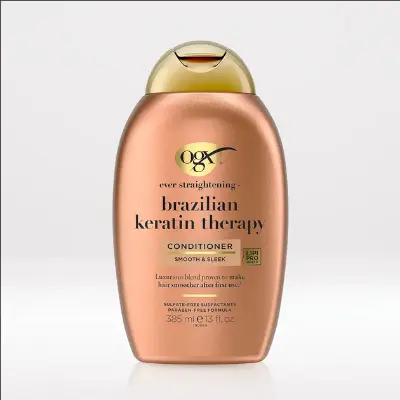 Picture of OGX Ever Straightening + Brazilian Keratin Smooth Hair Conditioner 385ml