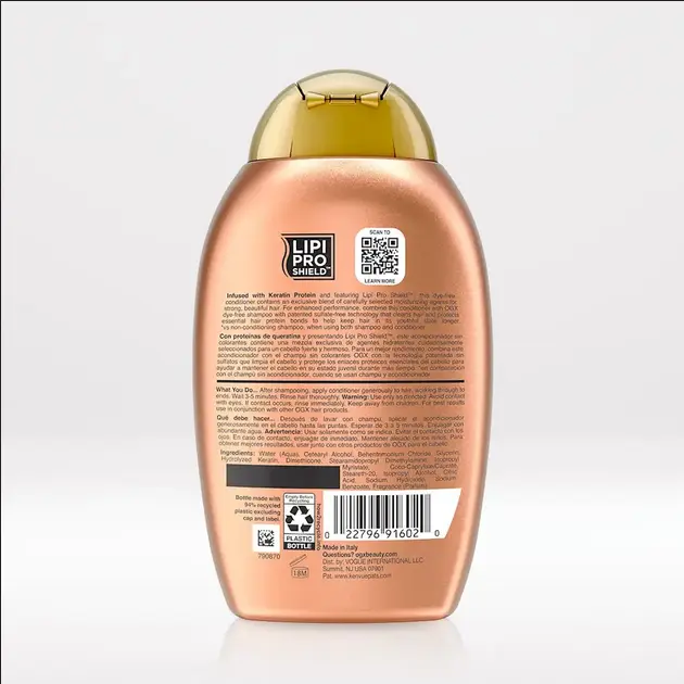 Picture of OGX Ever Straightening + Brazilian Keratin Smooth Hair Conditioner 385ml