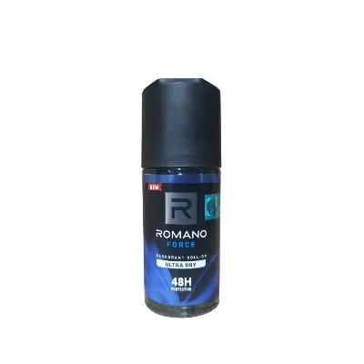 Picture of Romano Force Ultra Dry 48H Deodorant Roll-On, For Men, 50ml - Multicolor