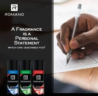 Picture of Romano Force Ultra Dry 48H Deodorant Roll-On, For Men, 50ml - Multicolor