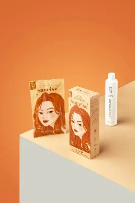 Picture of KOTA Color Cream Hair Color Orange Hair Dye - Orange