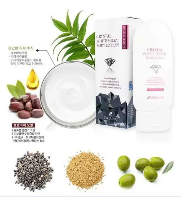 Picture of 3w Clinic Crystal White Milky Body Lotion – 150gm