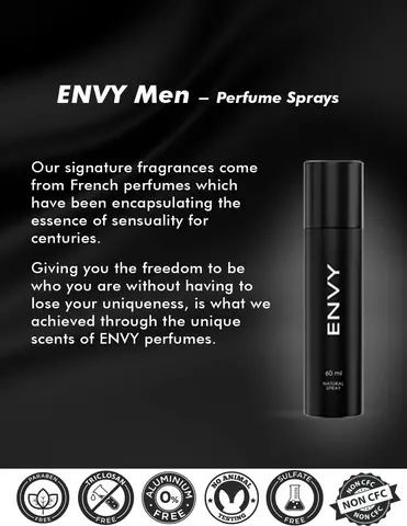 Picture of Envy Natural Spray Perfume For Men - 60ml
