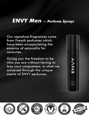 Picture of Envy Natural Spray Perfume For Men - 60ml