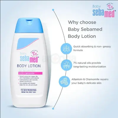 Picture of Sebamed Baby Body Lotion with Camomile for Delicate Skin 100ml