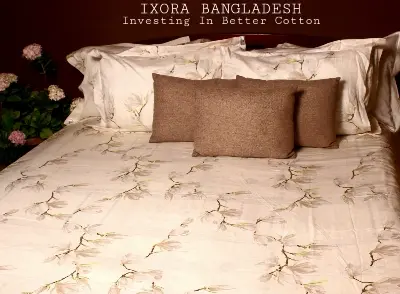 Picture of 100% Premium Cotton Bedsheet Set (Includes 1 Bedsheet and  4 Pcs Pillow Covers)