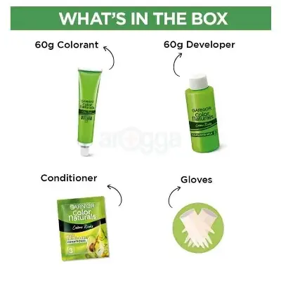 Picture of Garnier Color Naturals Creme Riche Hair Color (70ml+60g) - 3.16 Burgundy - Purple