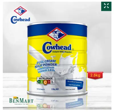 Picture of Cowhead Full Cream Milk Powder 2500g (New Zealand) - 2500gm