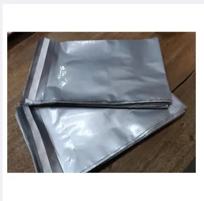 Picture of 50 pcs Courier / Shipping / Bag / poly Bag / Parcel poly Bag/ (Silver)-(6*8+2) - Silver