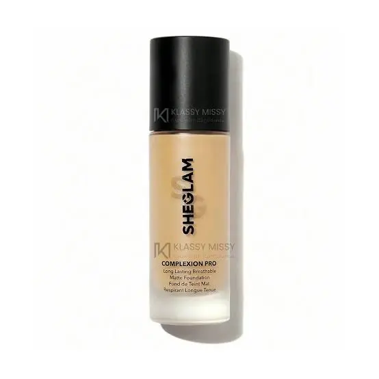 Picture of SHEGLAM Complexion Pro Long Lasting Breathable Matte Foundation - Almond-30ml - 3