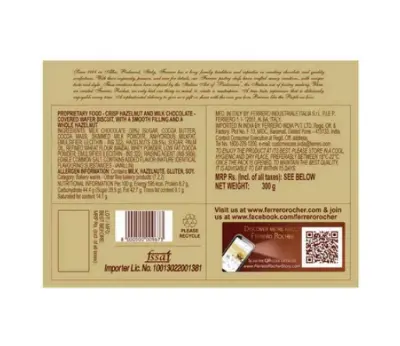 Picture of Ferrero Rocher Premium Chocolates 24 Pcs 300 gm(italy)
