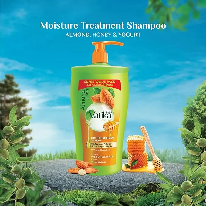 Picture of Vatika Moisture Treatment Shampoo with Almond & Honey 1000ml - Multicolor