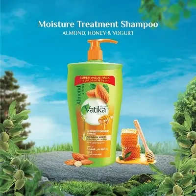Picture of Vatika Moisture Treatment Shampoo with Almond & Honey 1000ml - Multicolor