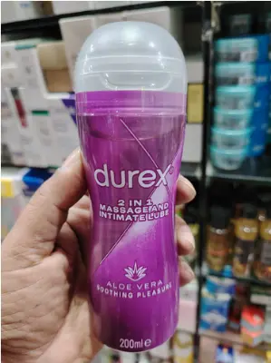 Picture of Durex Massage 2 in 1 Aloe Vera Lubricant Gel, 200ml