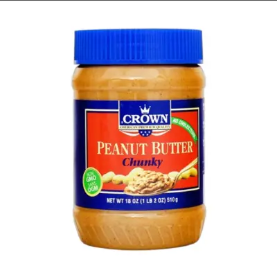 Picture of Crown Peanut Butter Chunky With No Cholesterol- 510gm