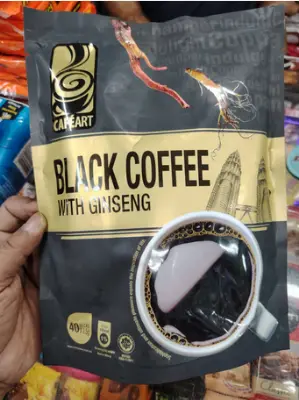 Picture of Black Coffe Instant coffee, Withginseng-100gm(40pcs*2.5g)Malaysian