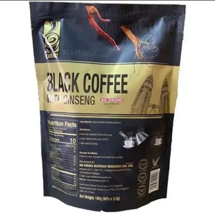 Picture of Black Coffe Instant coffee, Withginseng-100gm(40pcs*2.5g)Malaysian