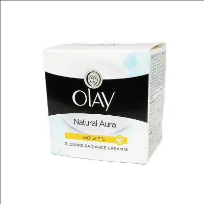 Picture of Olay Natural Aura Day SPF 15 Cream 50gm - Off White