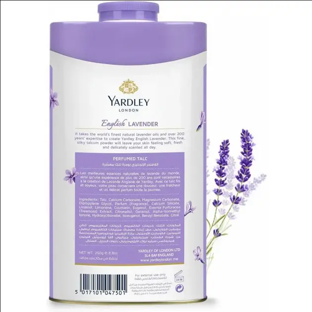 Picture of Yardley London - Perfumed Talc English Lavender 250g