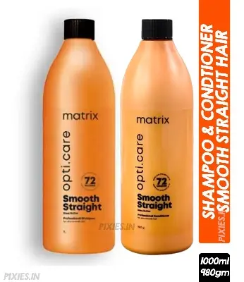 Picture of Matri,x Opti.Care Professional Shampoo & Conditioner for Frizzy Hair with Shea Butter Upto 4 Days Frizz Control (1000m + 980gm) - Multicolor